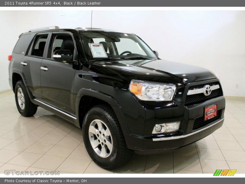 Black / Black Leather 2011 Toyota 4Runner SR5 4x4