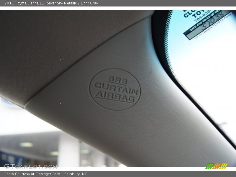 Silver Sky Metallic / Light Gray 2011 Toyota Sienna LE