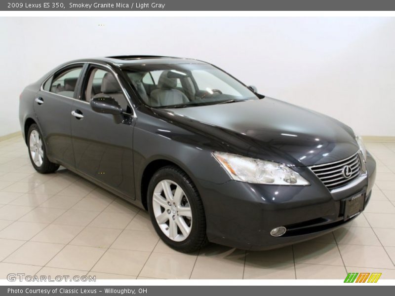 Smokey Granite Mica / Light Gray 2009 Lexus ES 350