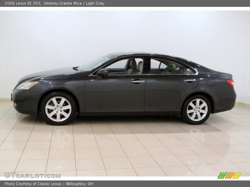 Smokey Granite Mica / Light Gray 2009 Lexus ES 350