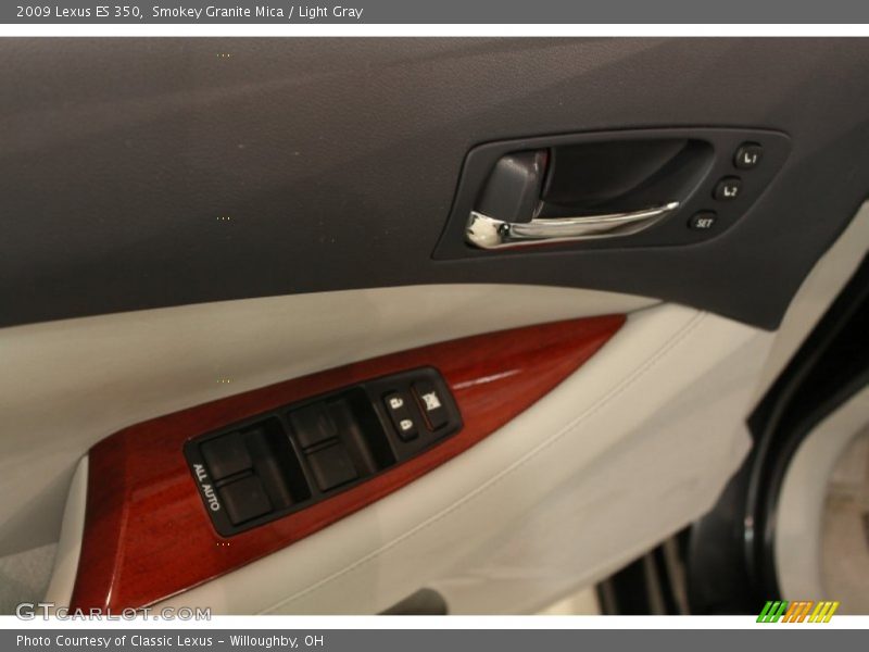 Smokey Granite Mica / Light Gray 2009 Lexus ES 350