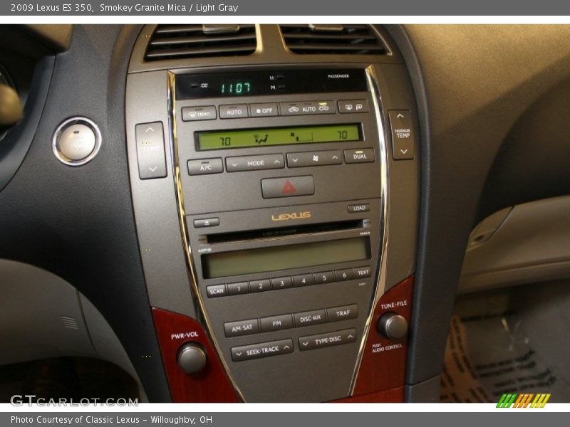 Smokey Granite Mica / Light Gray 2009 Lexus ES 350