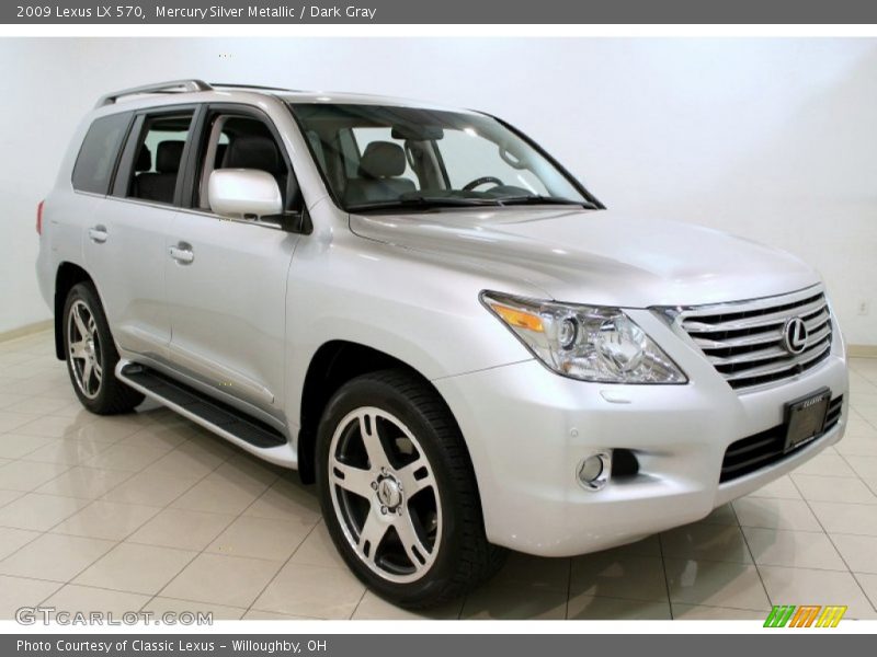 Mercury Silver Metallic / Dark Gray 2009 Lexus LX 570