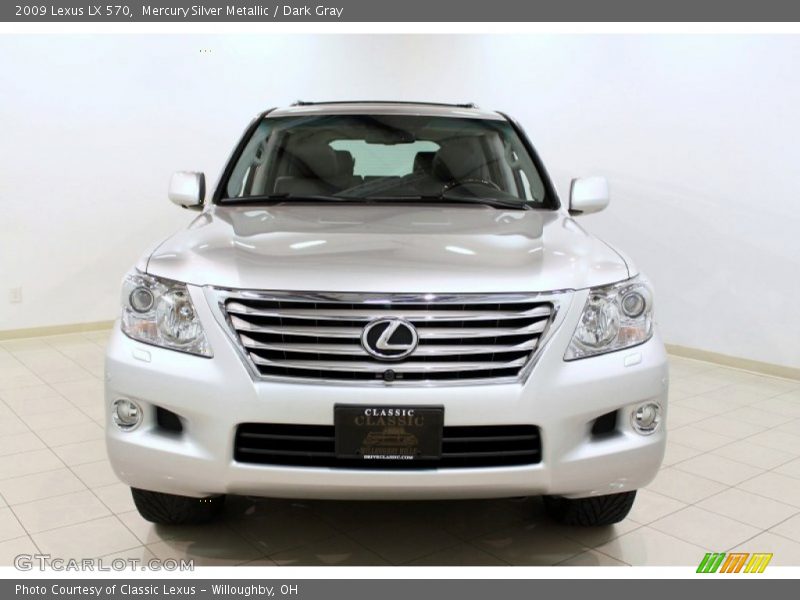 Mercury Silver Metallic / Dark Gray 2009 Lexus LX 570