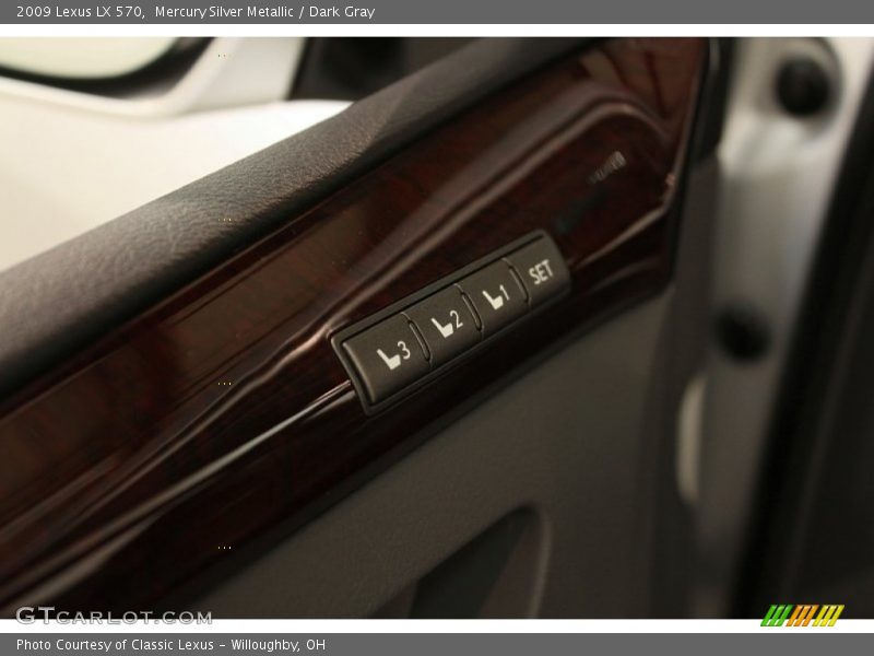 Mercury Silver Metallic / Dark Gray 2009 Lexus LX 570