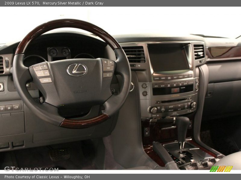 Mercury Silver Metallic / Dark Gray 2009 Lexus LX 570