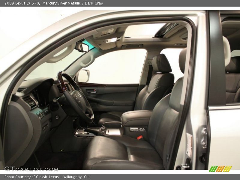 Mercury Silver Metallic / Dark Gray 2009 Lexus LX 570