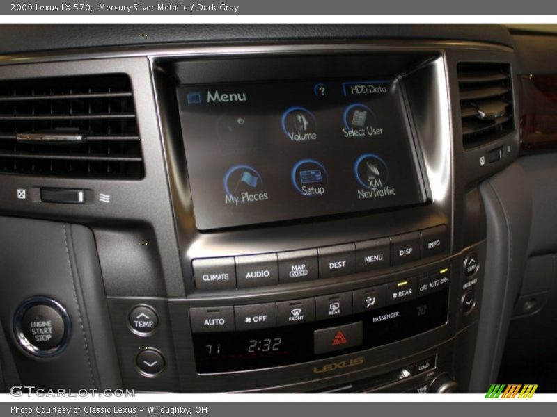 Mercury Silver Metallic / Dark Gray 2009 Lexus LX 570
