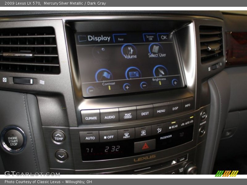 Mercury Silver Metallic / Dark Gray 2009 Lexus LX 570