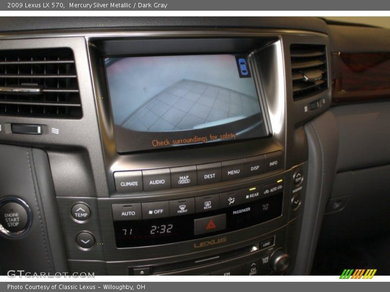 Mercury Silver Metallic / Dark Gray 2009 Lexus LX 570