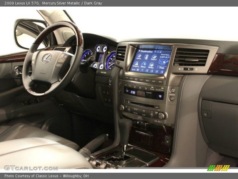 Mercury Silver Metallic / Dark Gray 2009 Lexus LX 570