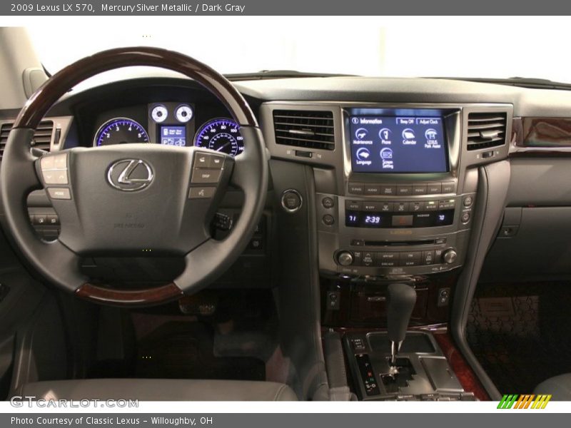 Mercury Silver Metallic / Dark Gray 2009 Lexus LX 570