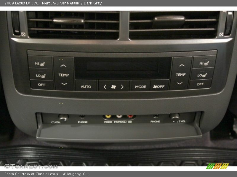 Mercury Silver Metallic / Dark Gray 2009 Lexus LX 570