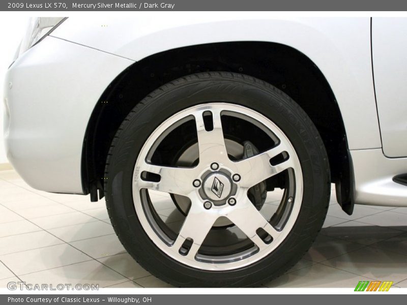 Mercury Silver Metallic / Dark Gray 2009 Lexus LX 570