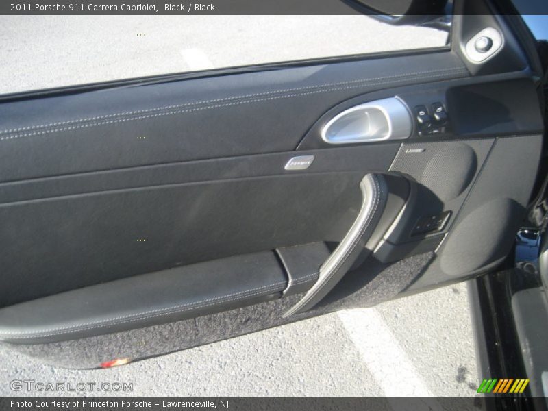 Black / Black 2011 Porsche 911 Carrera Cabriolet