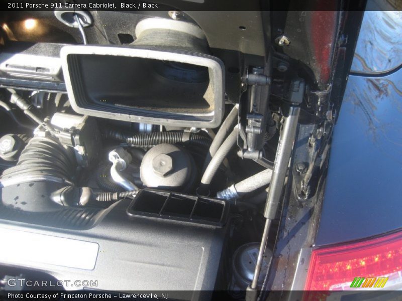 Black / Black 2011 Porsche 911 Carrera Cabriolet