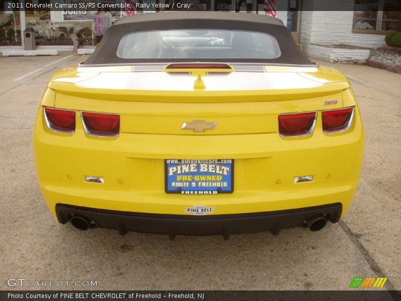 Rally Yellow / Gray 2011 Chevrolet Camaro SS/RS Convertible
