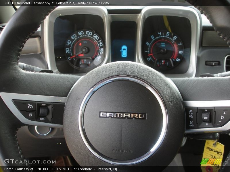 Rally Yellow / Gray 2011 Chevrolet Camaro SS/RS Convertible