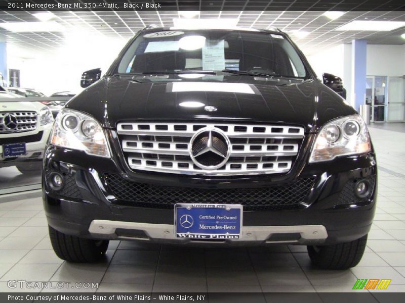 Black / Black 2011 Mercedes-Benz ML 350 4Matic