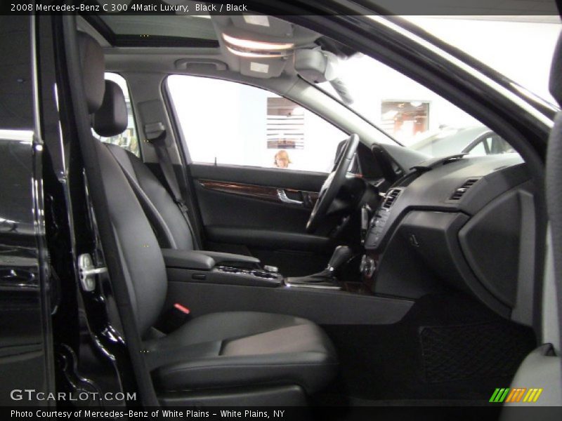 Black / Black 2008 Mercedes-Benz C 300 4Matic Luxury