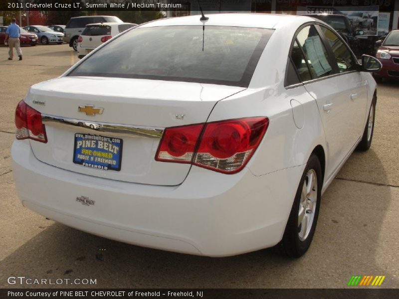 Summit White / Medium Titanium 2011 Chevrolet Cruze LT