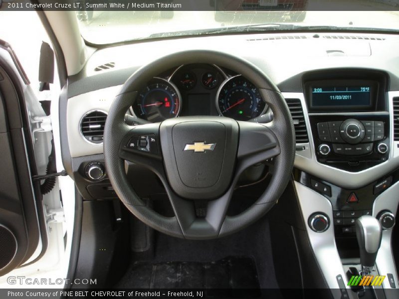 Summit White / Medium Titanium 2011 Chevrolet Cruze LT