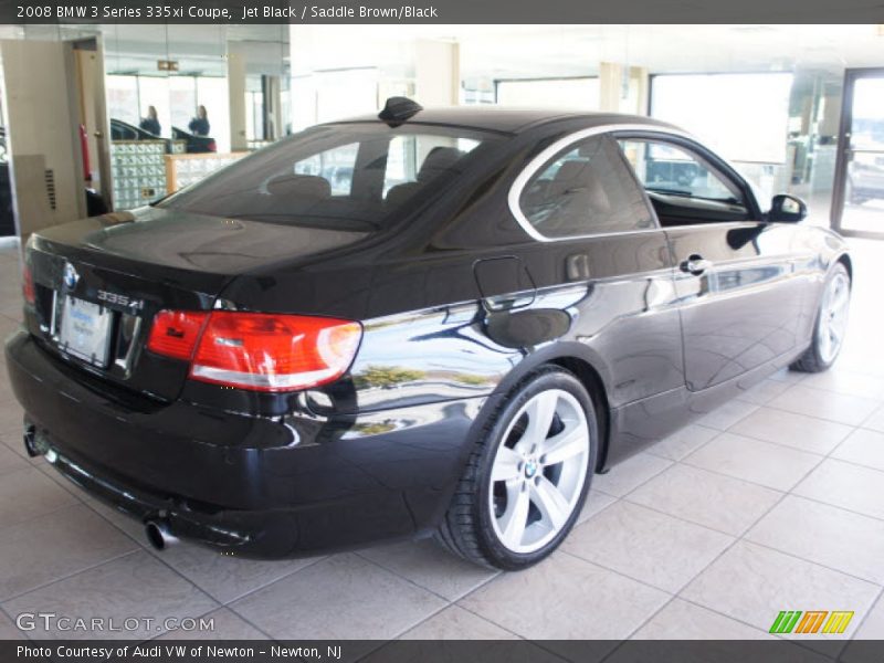 Jet Black / Saddle Brown/Black 2008 BMW 3 Series 335xi Coupe