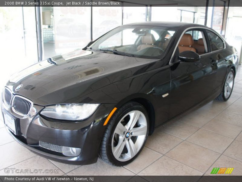 Jet Black / Saddle Brown/Black 2008 BMW 3 Series 335xi Coupe