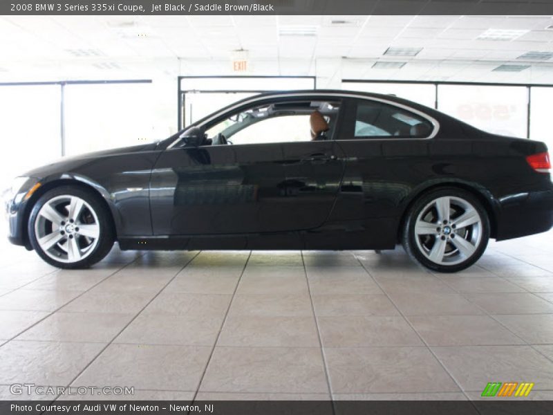 Jet Black / Saddle Brown/Black 2008 BMW 3 Series 335xi Coupe