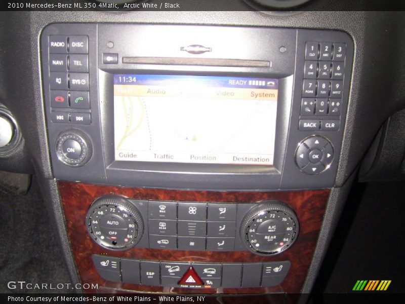 Arctic White / Black 2010 Mercedes-Benz ML 350 4Matic