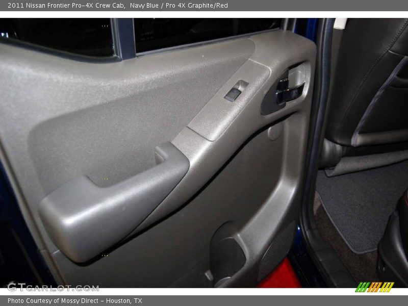 Navy Blue / Pro 4X Graphite/Red 2011 Nissan Frontier Pro-4X Crew Cab