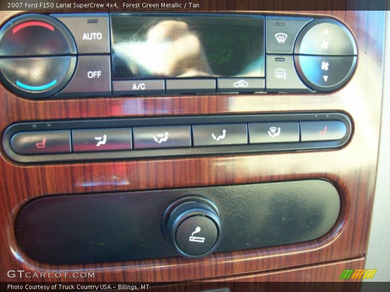 Forest Green Metallic / Tan 2007 Ford F150 Lariat SuperCrew 4x4
