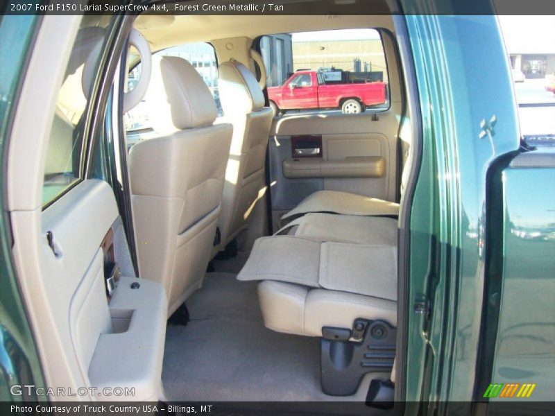 Forest Green Metallic / Tan 2007 Ford F150 Lariat SuperCrew 4x4