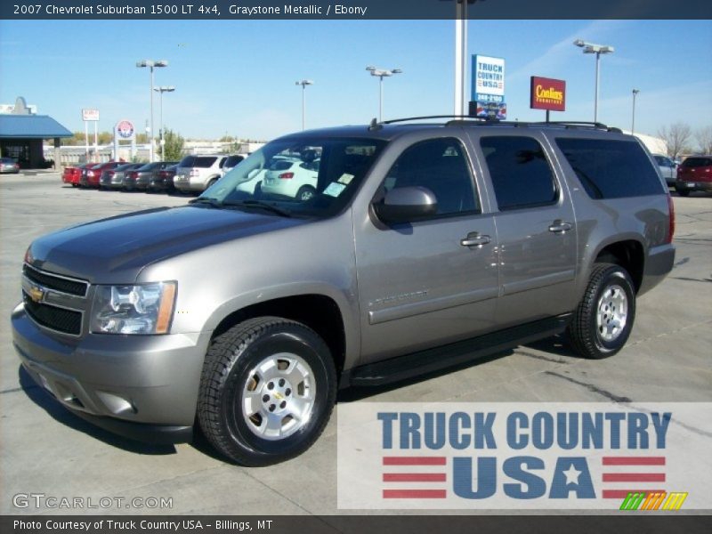 Graystone Metallic / Ebony 2007 Chevrolet Suburban 1500 LT 4x4