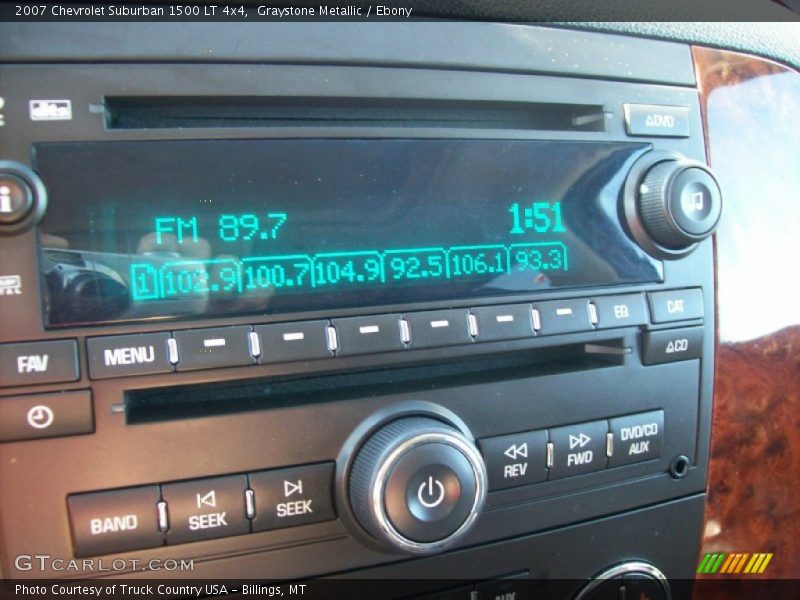 Audio System of 2007 Suburban 1500 LT 4x4