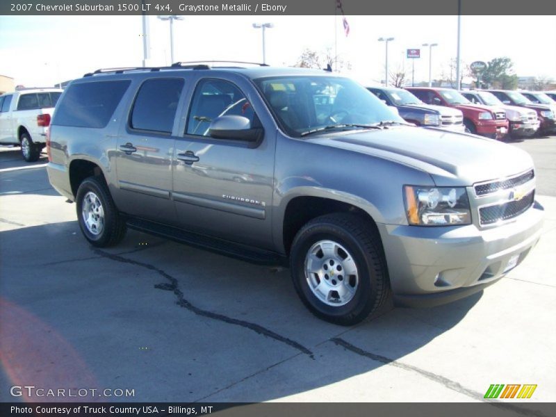 Graystone Metallic / Ebony 2007 Chevrolet Suburban 1500 LT 4x4