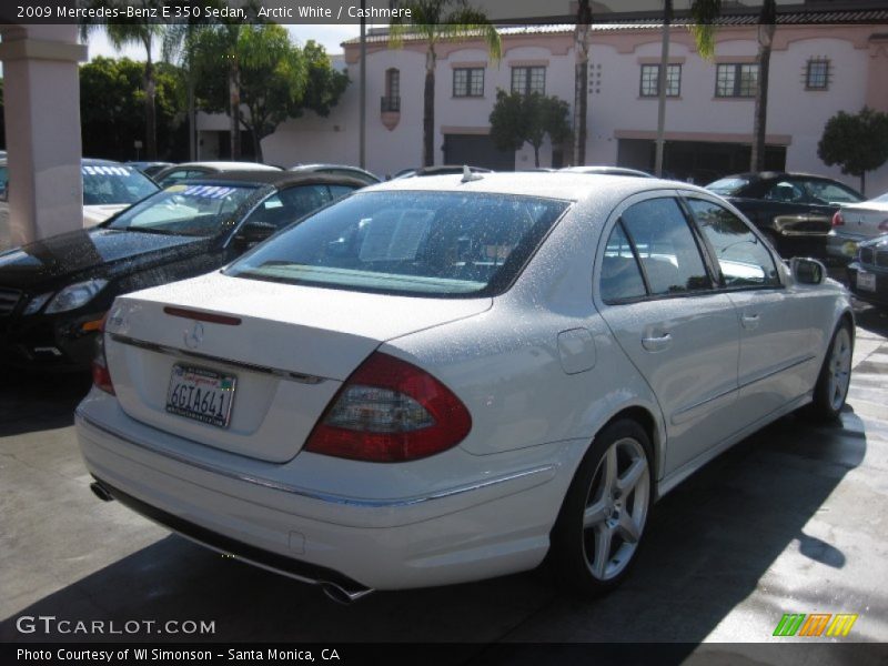 Arctic White / Cashmere 2009 Mercedes-Benz E 350 Sedan