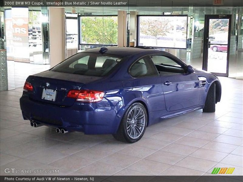 Interlagos Blue Metallic / Silver Novillo Leather 2008 BMW M3 Coupe