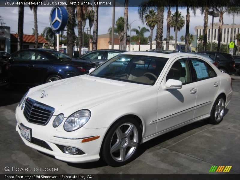 Arctic White / Cashmere 2009 Mercedes-Benz E 350 Sedan