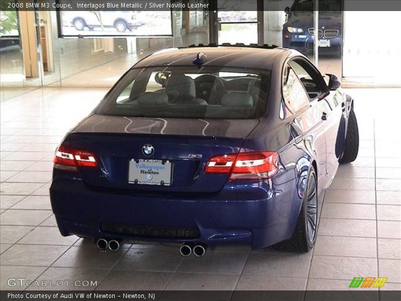 Interlagos Blue Metallic / Silver Novillo Leather 2008 BMW M3 Coupe