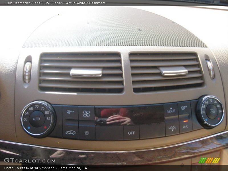 Arctic White / Cashmere 2009 Mercedes-Benz E 350 Sedan
