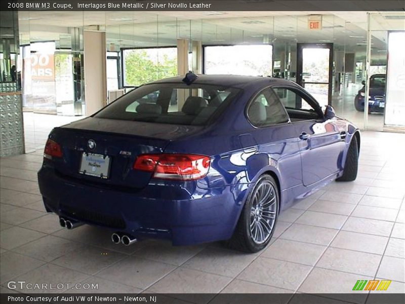 Interlagos Blue Metallic / Silver Novillo Leather 2008 BMW M3 Coupe