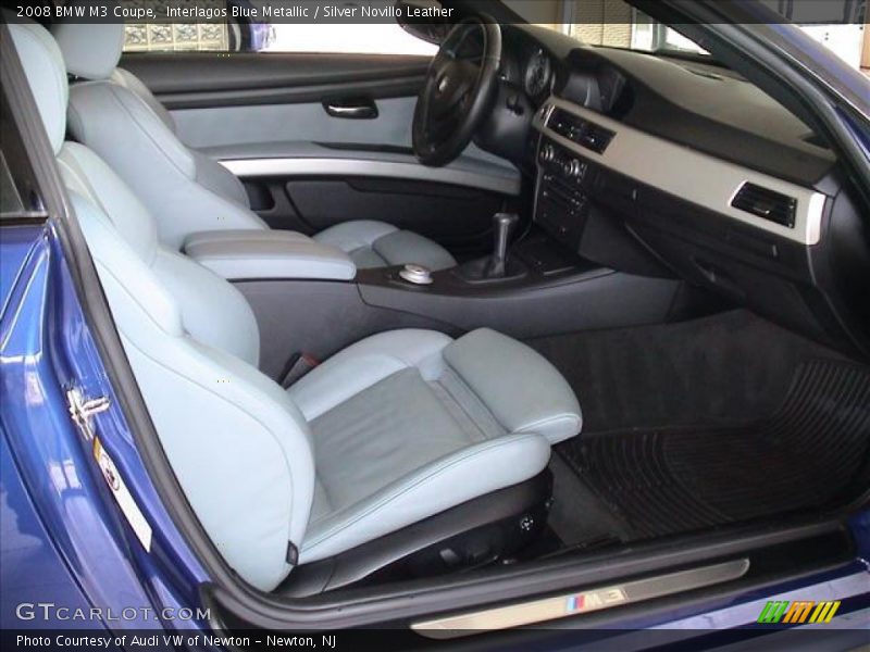 Interlagos Blue Metallic / Silver Novillo Leather 2008 BMW M3 Coupe