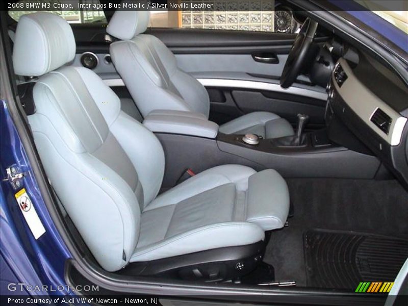  2008 M3 Coupe Silver Novillo Leather Interior