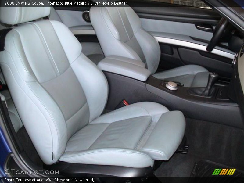 Interlagos Blue Metallic / Silver Novillo Leather 2008 BMW M3 Coupe