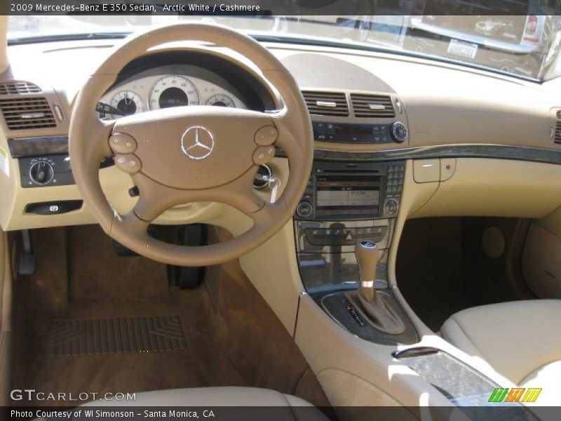 Arctic White / Cashmere 2009 Mercedes-Benz E 350 Sedan