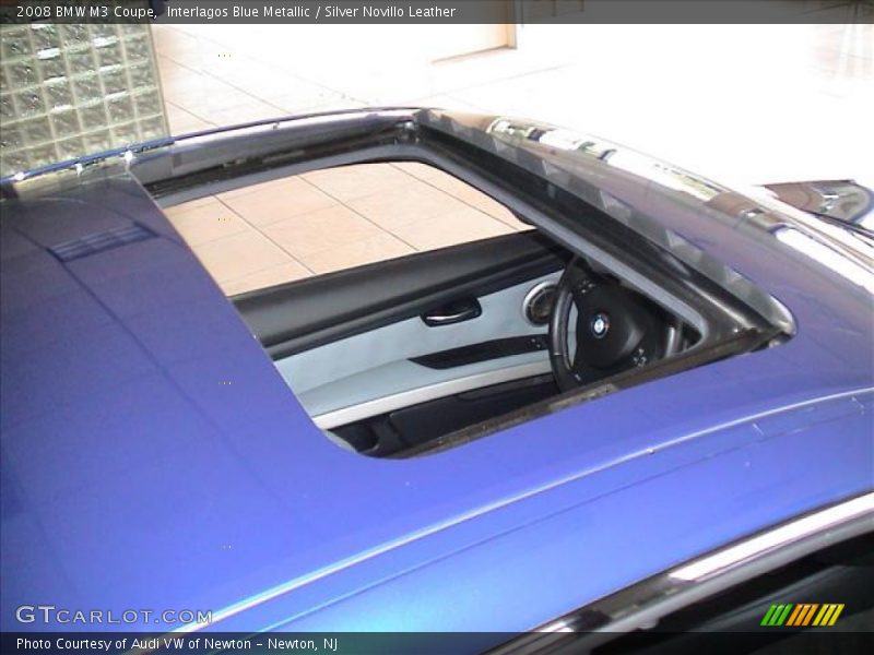 Sunroof of 2008 M3 Coupe