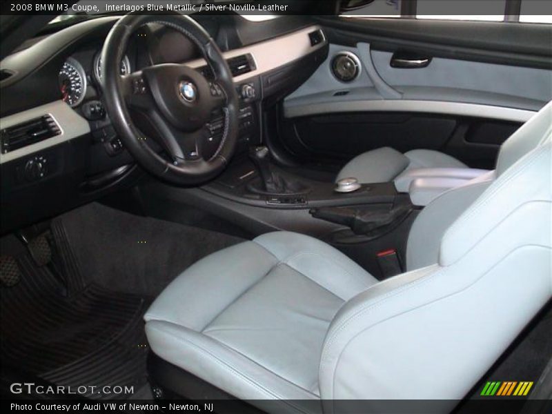 Interlagos Blue Metallic / Silver Novillo Leather 2008 BMW M3 Coupe