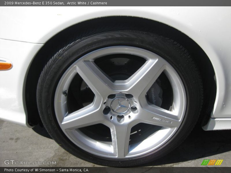 Arctic White / Cashmere 2009 Mercedes-Benz E 350 Sedan
