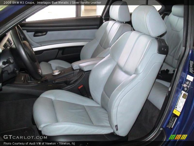 Interlagos Blue Metallic / Silver Novillo Leather 2008 BMW M3 Coupe
